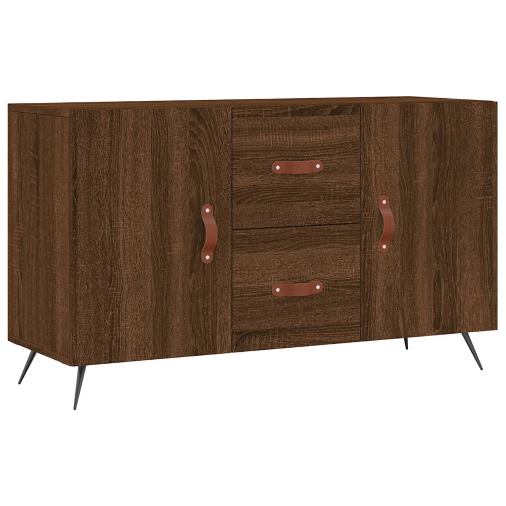 vidaXL Buffet chêne marron 100x36x60 cm bois d'ingénierie