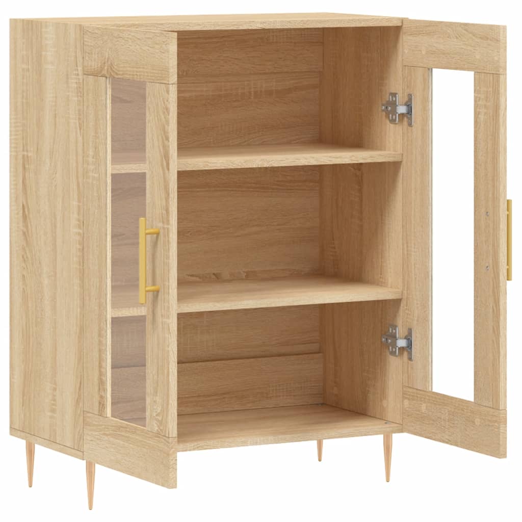 vidaXL Buffet chêne sonoma 69,5x34x90 cm bois d'ingénierie