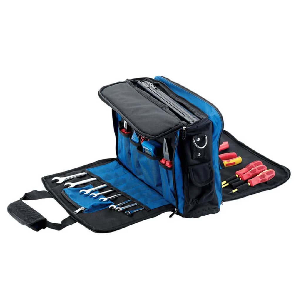 Draper Tools Experts Sac à outils pour PC portable Bleu et noir 89209
