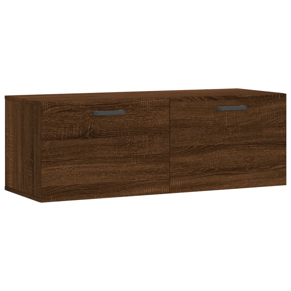 vidaXL Armoire murale chêne marron 100x36,5x35 cm bois d'ingénierie