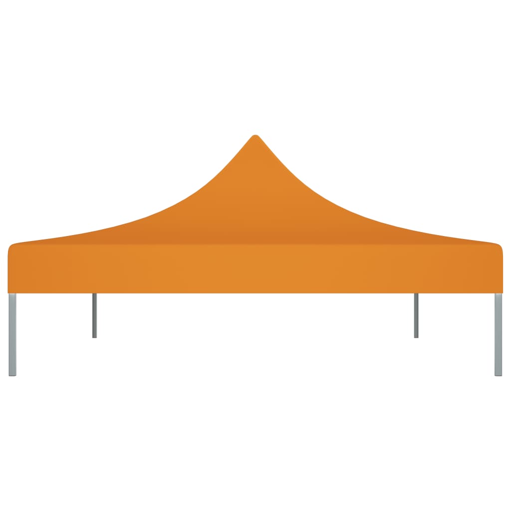 vidaXL Toit de tente de réception 4,5x3 m Orange 270 g/m²