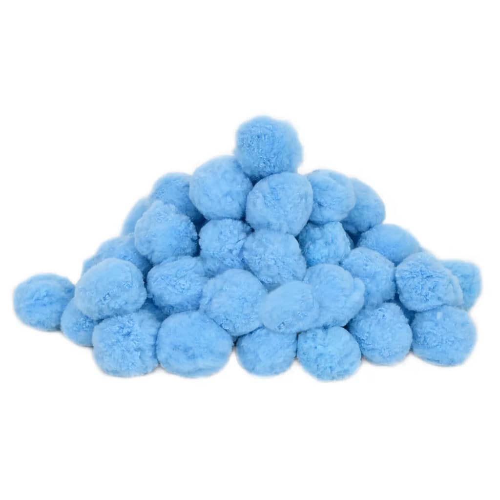 vidaXL Boules anti-bactériennes filtrantes de piscine bleu 1400 g PE