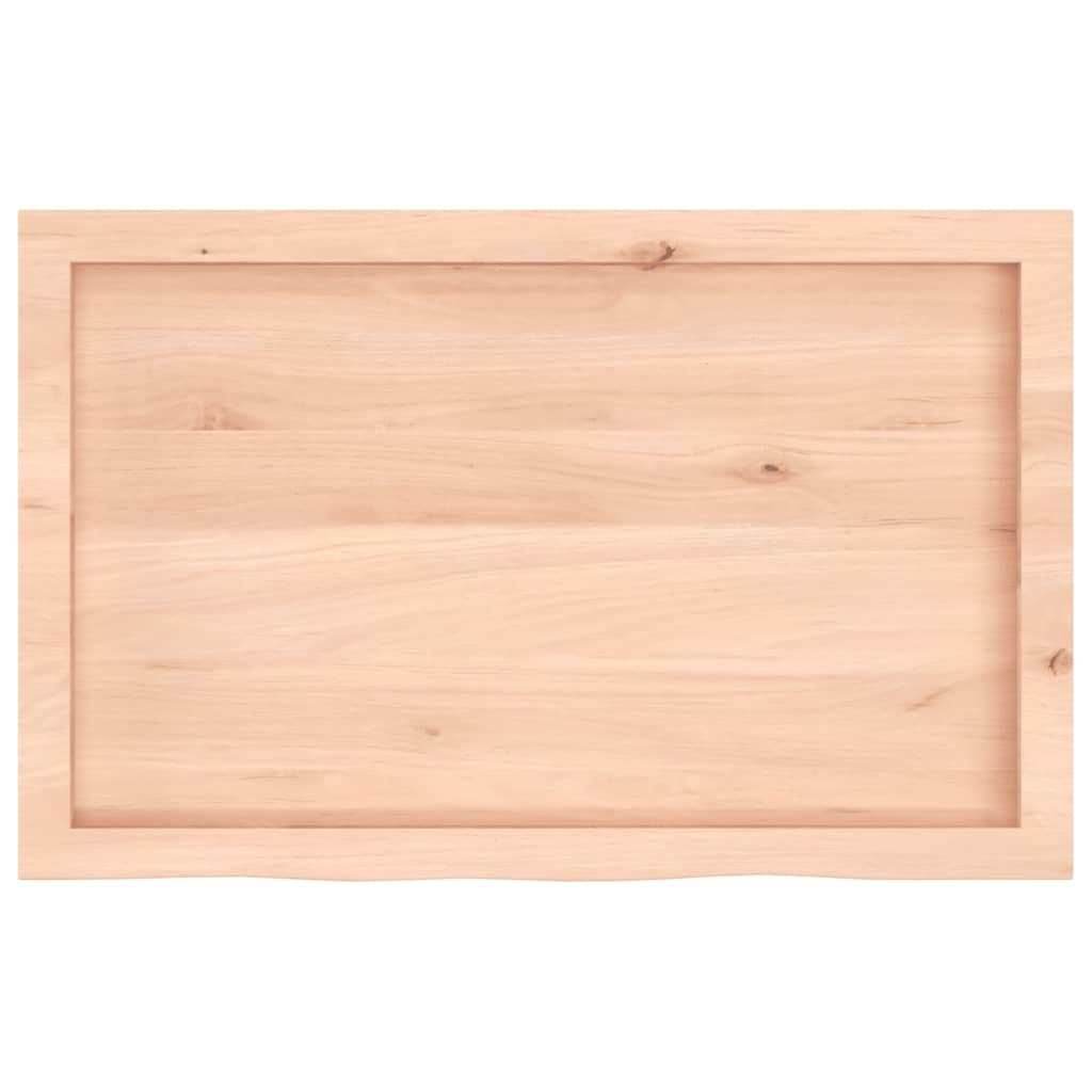 vidaXL Étagère murale 80x50x(2-4)cm bois de chêne massif non traité