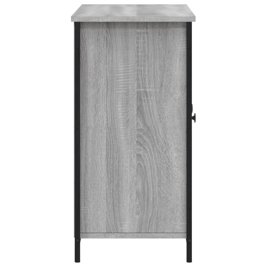 vidaXL Buffet sonoma gris 100x35x70 cm bois d'ingénierie