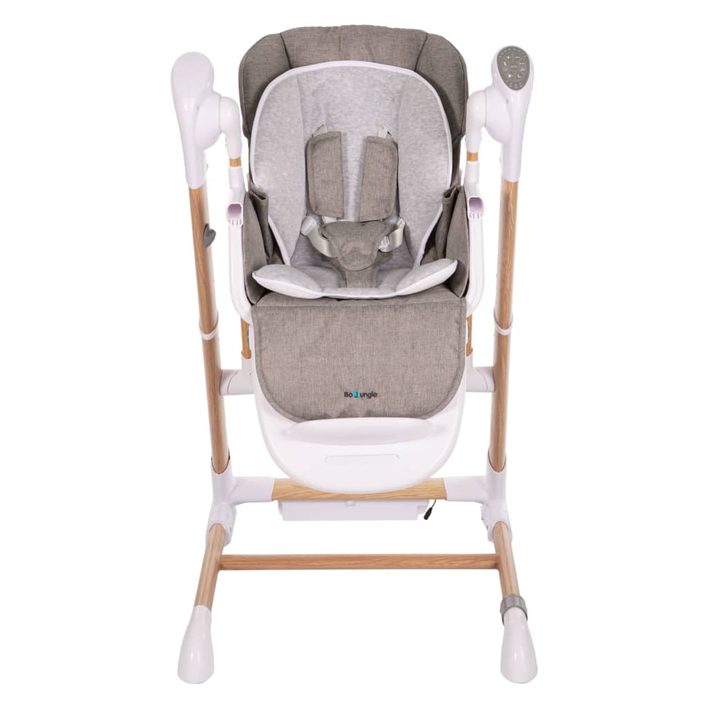 Bo Jungle Chaise haute berçante 2 en 1 Bois Blanc