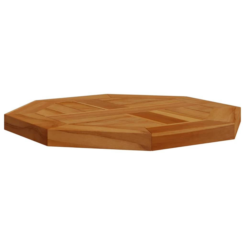 vidaXL Dessus de table 40x40x2,5 cm octogonal bois de teck massif