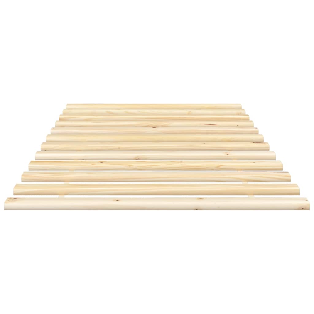 vidaXL Lattes de lit 80x200 cm bois de pin massif