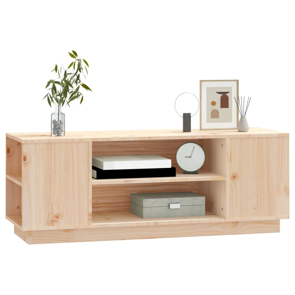 vidaXL Meuble TV 110x35x40,5 cm Bois de pin massif