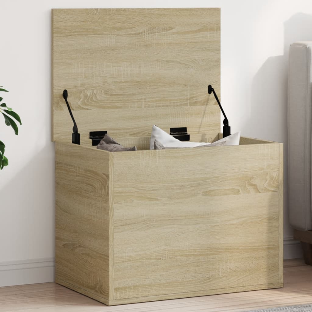 vidaXL Boîte de rangement chêne sonoma 60x42x46 cm bois d'ingénierie