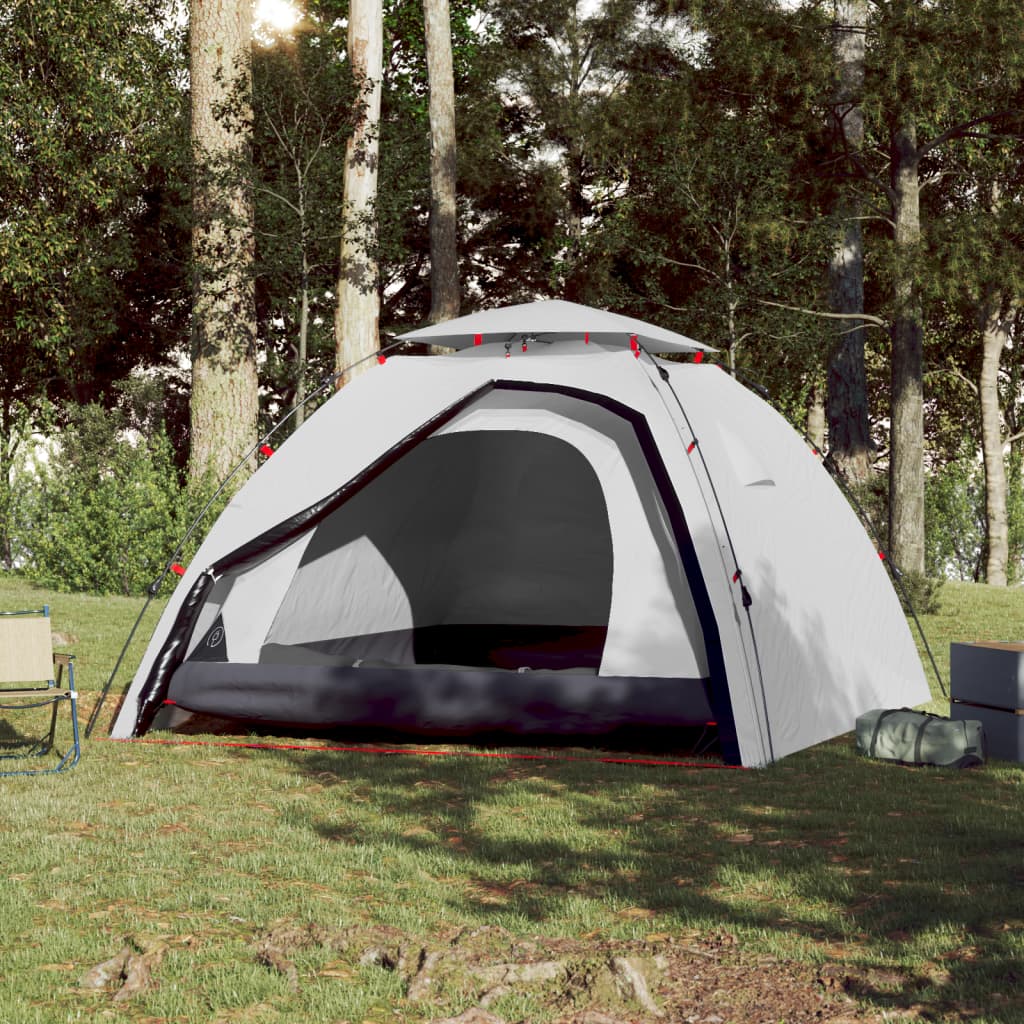 vidaXL Tente de camping à dôme 4 personnes libération rapide