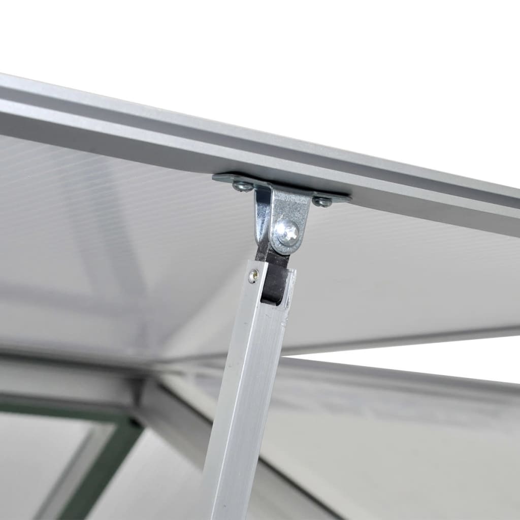 vidaXL Serre renforcée en aluminium avec cadre de base 6,05 m²