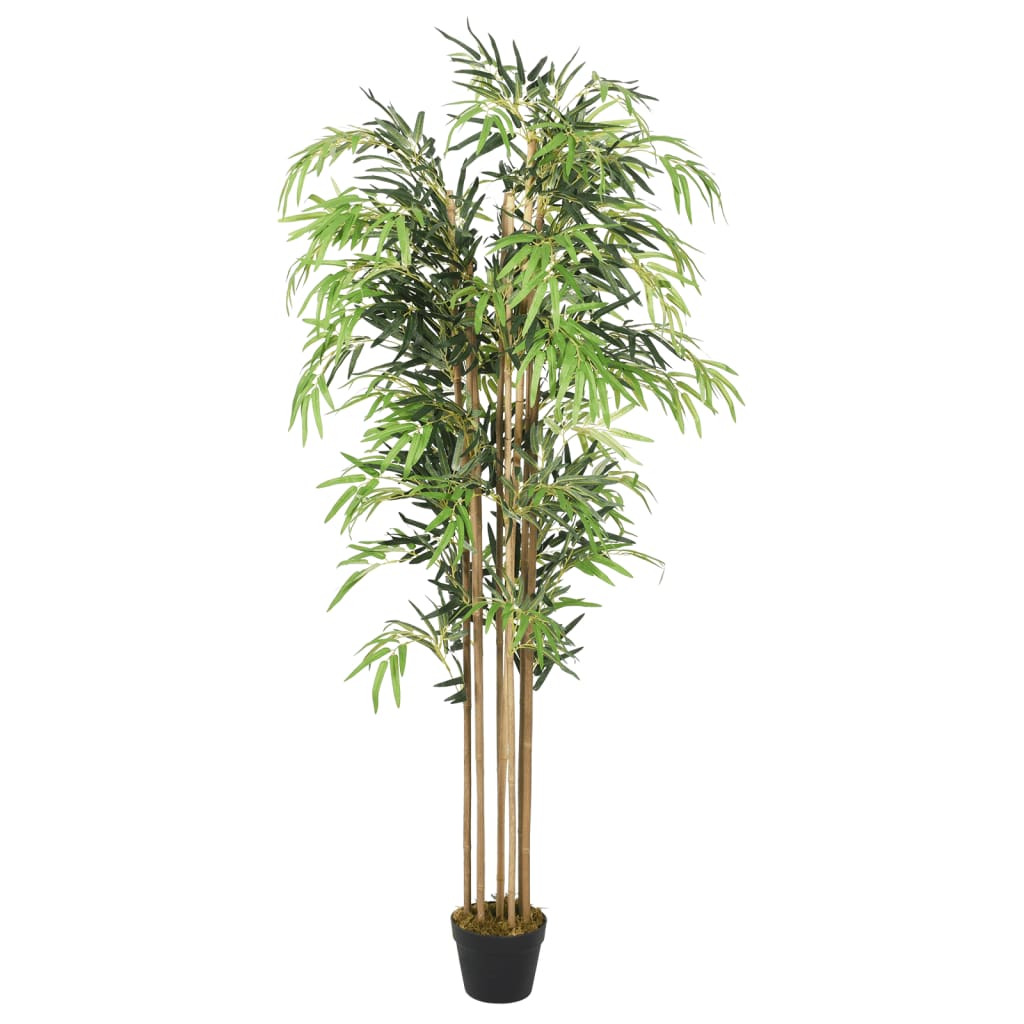 vidaXL Bambou artificiel 1095 feuilles 150 cm vert