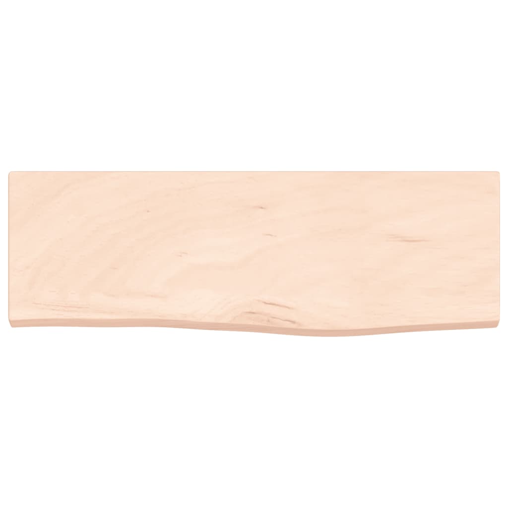 vidaXL Étagère murale 60x20x2 cm bois de chêne massif non traité