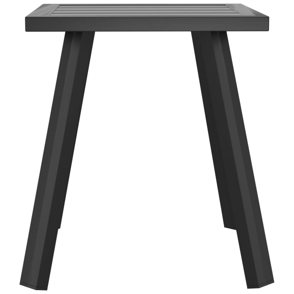 vidaXL Table de jardin anthracite 34x34x38 cm acier