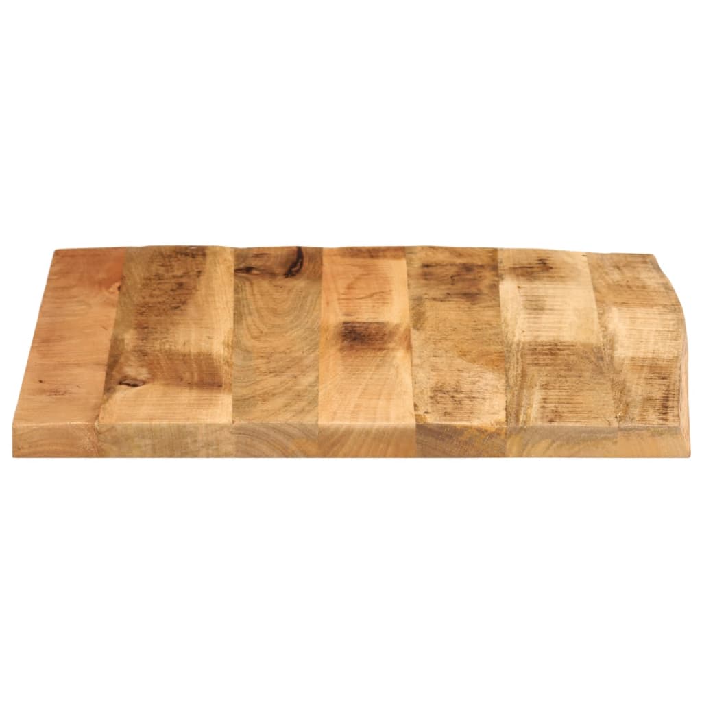 vidaXL Dessus de table 80x80x2,5 cm bord vif bois massif manguier brut