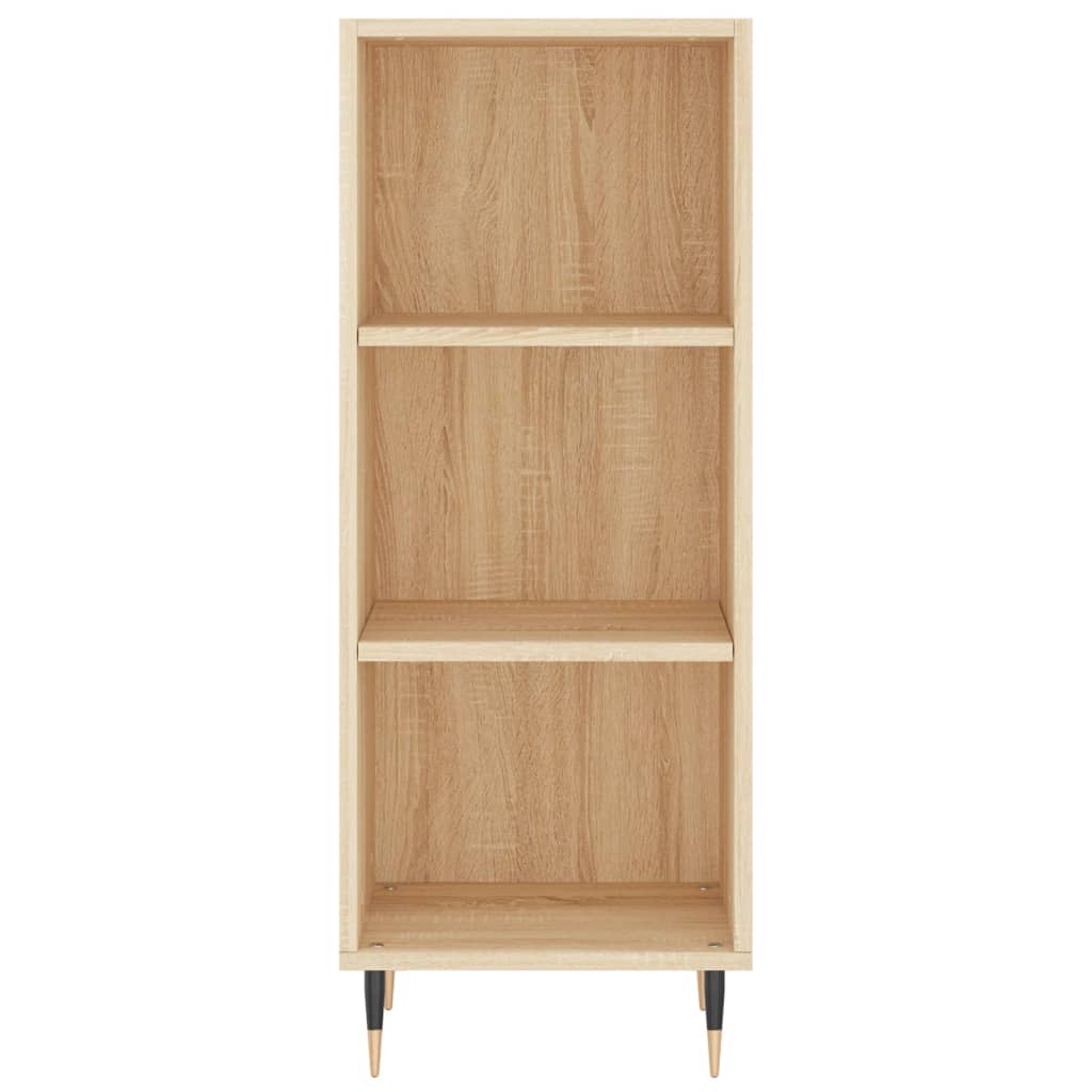 vidaXL Buffet chêne sonoma 34,5x32,5x90 cm bois d'ingénierie