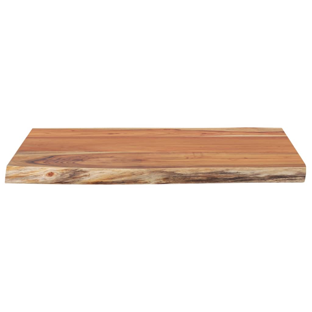 vidaXL Dessus de table 70x60x2,5 cm rectangulaire bois massif acacia