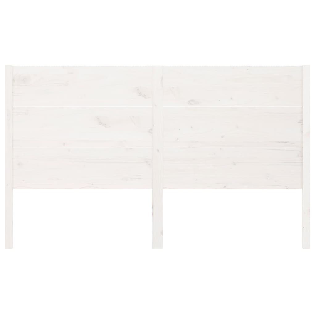 vidaXL Tête de lit Blanc 166x4x100 cm Bois massif de pin