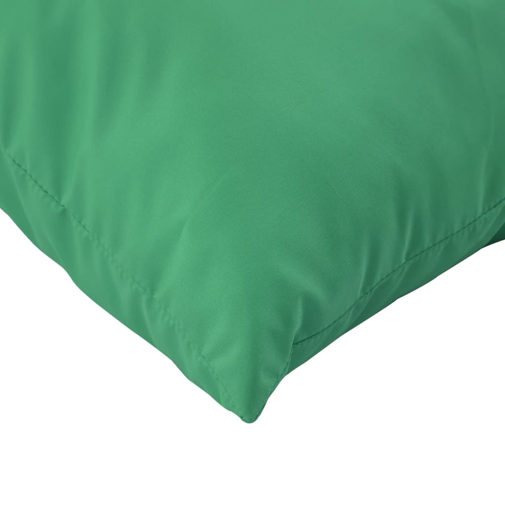 vidaXL Coussins de palette lot de 3 vert tissu