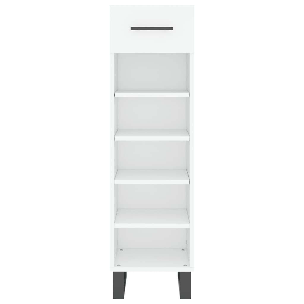 vidaXL Armoire à chaussures blanc 30x35x105 cm bois d'ingénierie