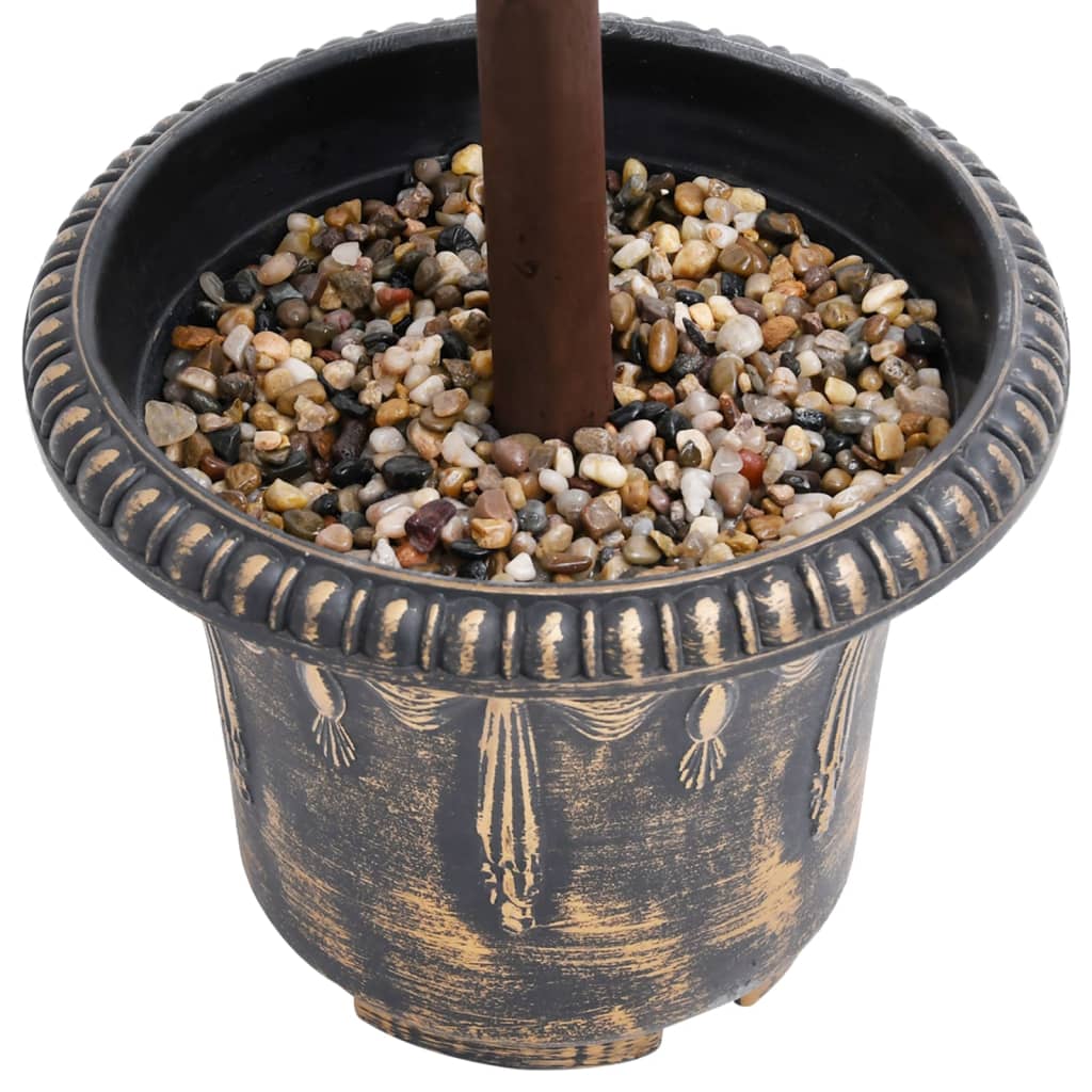 vidaXL Plante de buis artificiel avec pot Forme de boule Vert 118 cm