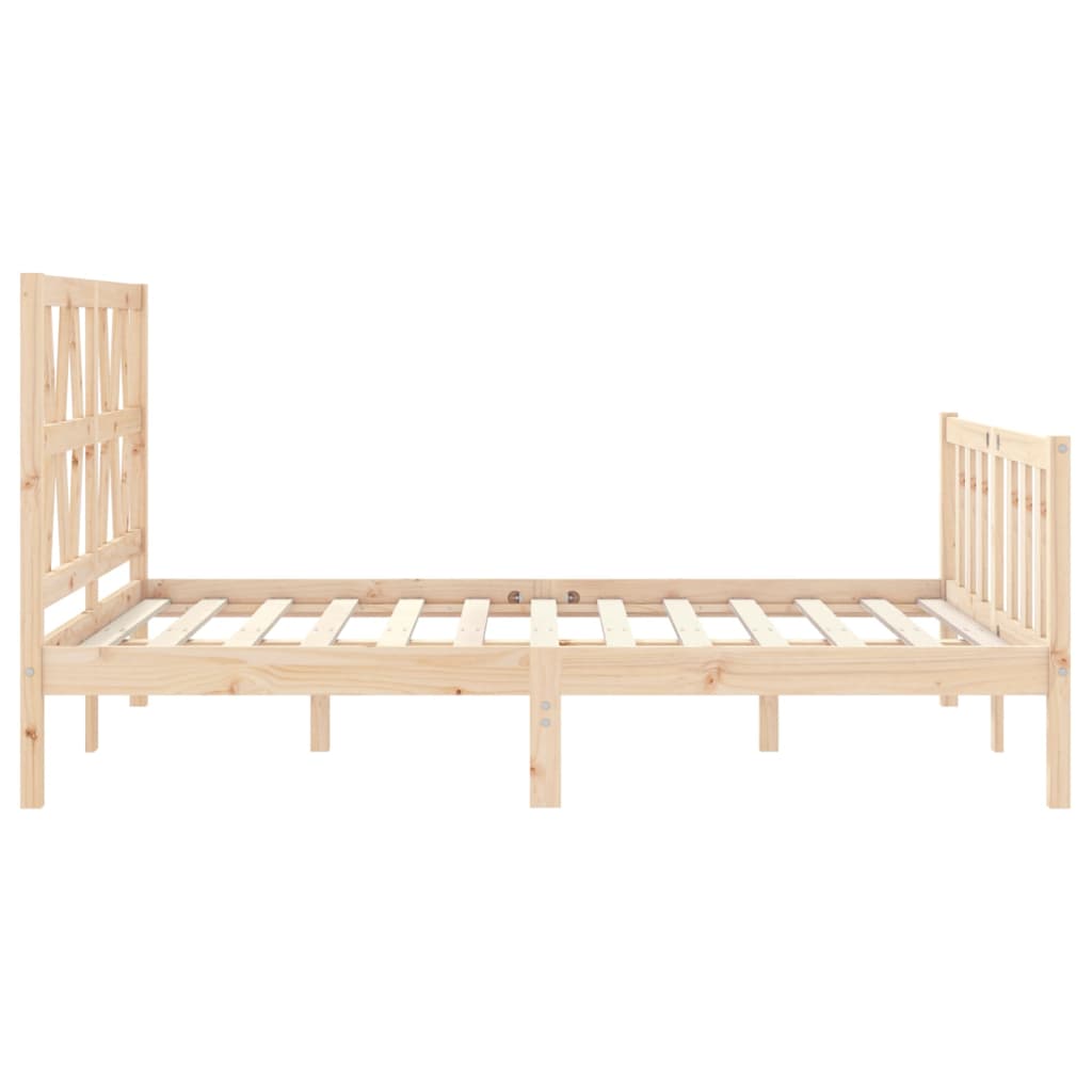 vidaXL Cadre de lit sans matelas 120x200 cm bois de pin massif