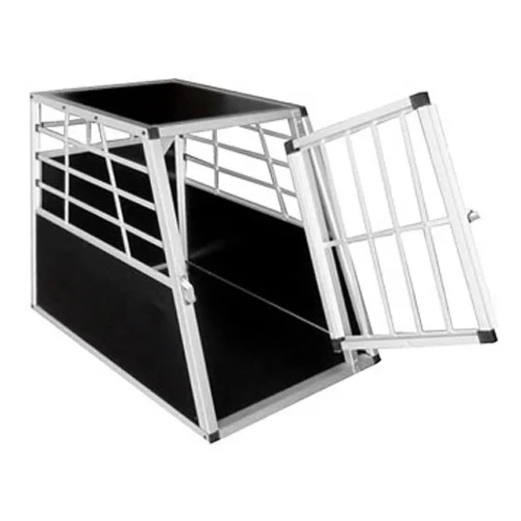 vidaXL Cage de transport pour chiens L Aluminium