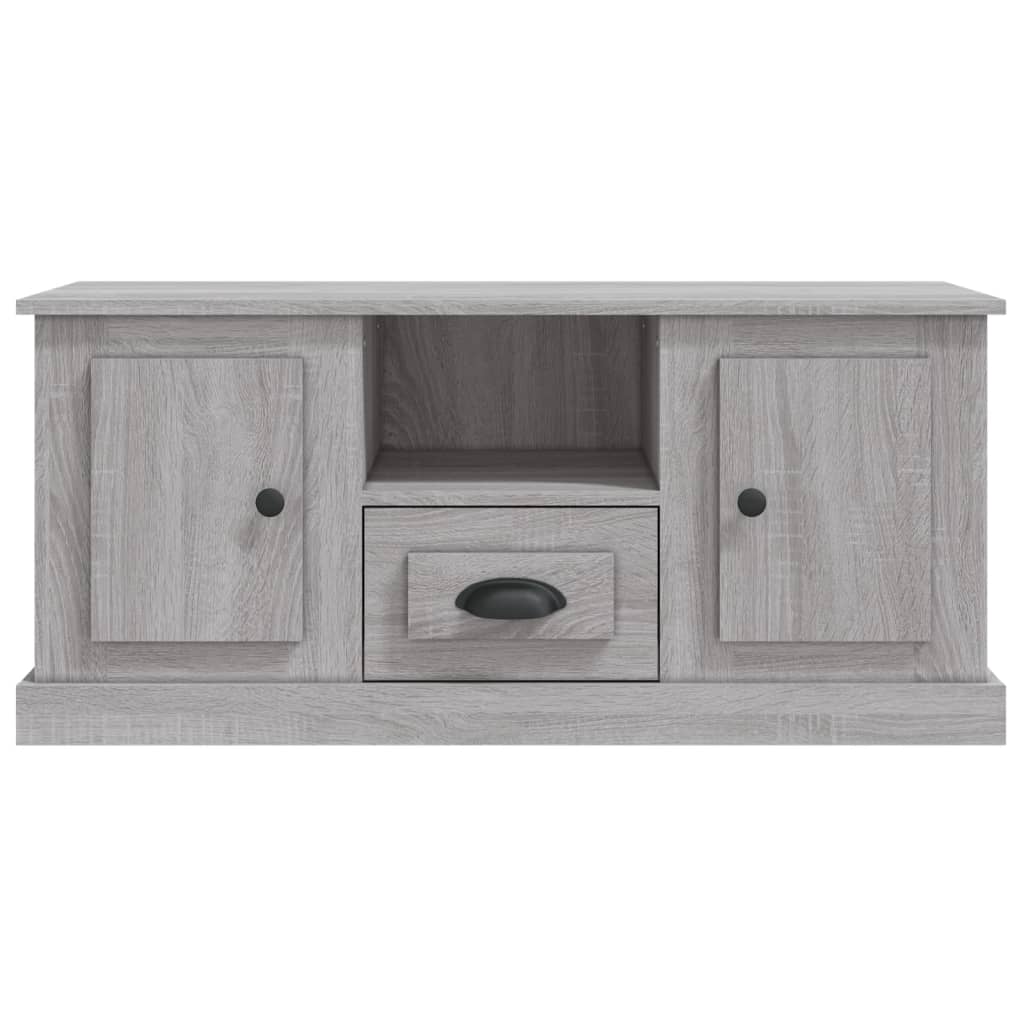 vidaXL Meuble TV sonoma gris 100x35,5x45 cm bois d'ingénierie