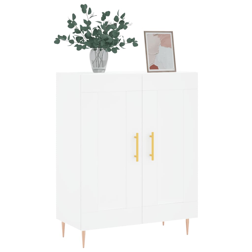 vidaXL Buffet blanc 69,5x34x90 cm bois d'ingénierie