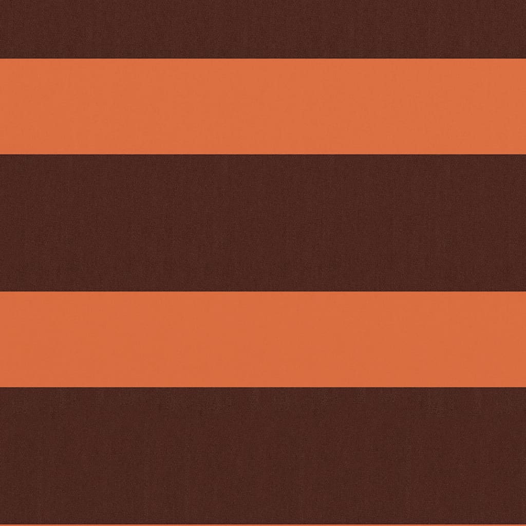 vidaXL Écran de balcon Orange et marron 120x500 cm Tissu Oxford