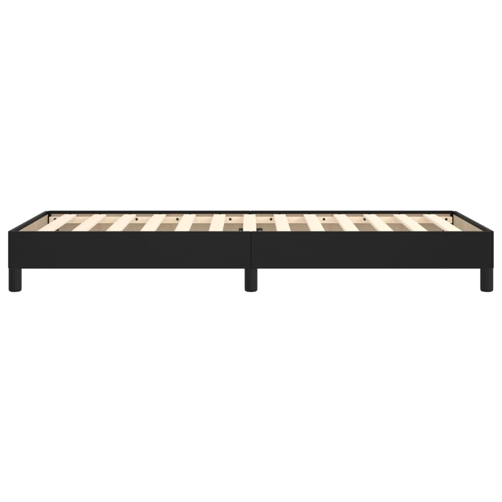 vidaXL Cadre de lit sans matelas noir 90x190 cm similicuir