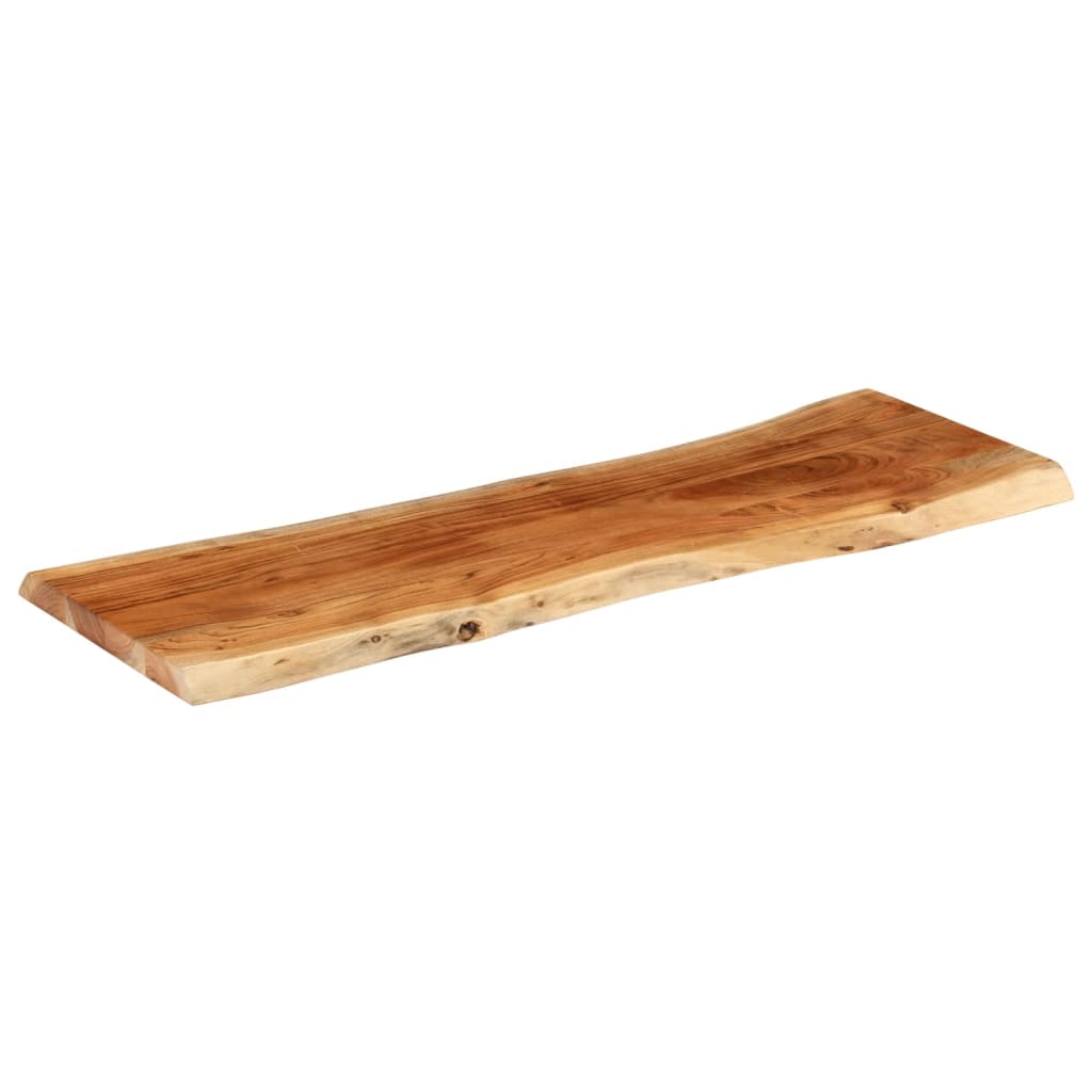 vidaXL Dessus de table 110x40x3,8 cm rectangulaire bois massif acacia