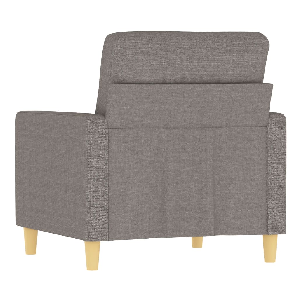 vidaXL Fauteuil Taupe 60 cm Tissu