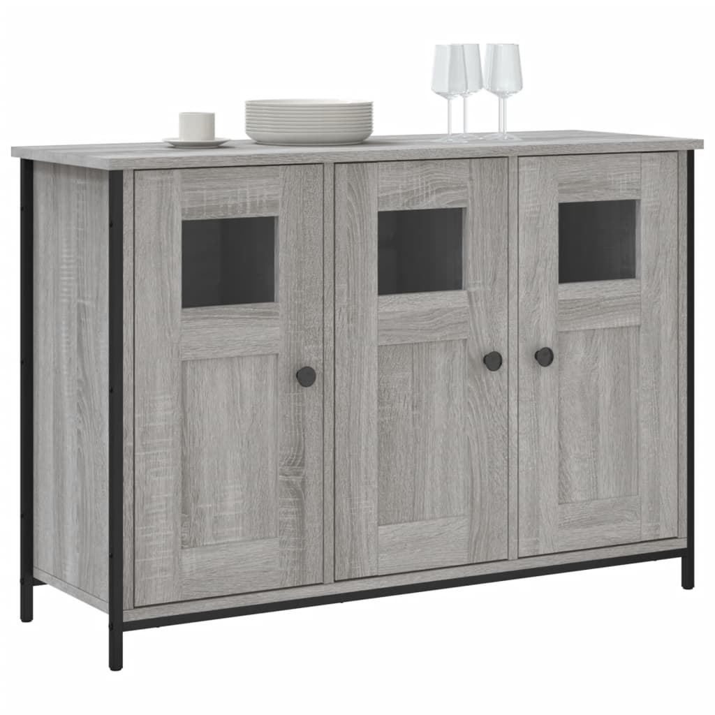 vidaXL Buffet sonoma gris 100x35x70 cm bois d'ingénierie