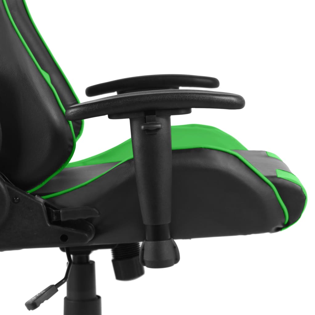 vidaXL Chaise de jeu pivotante Vert PVC