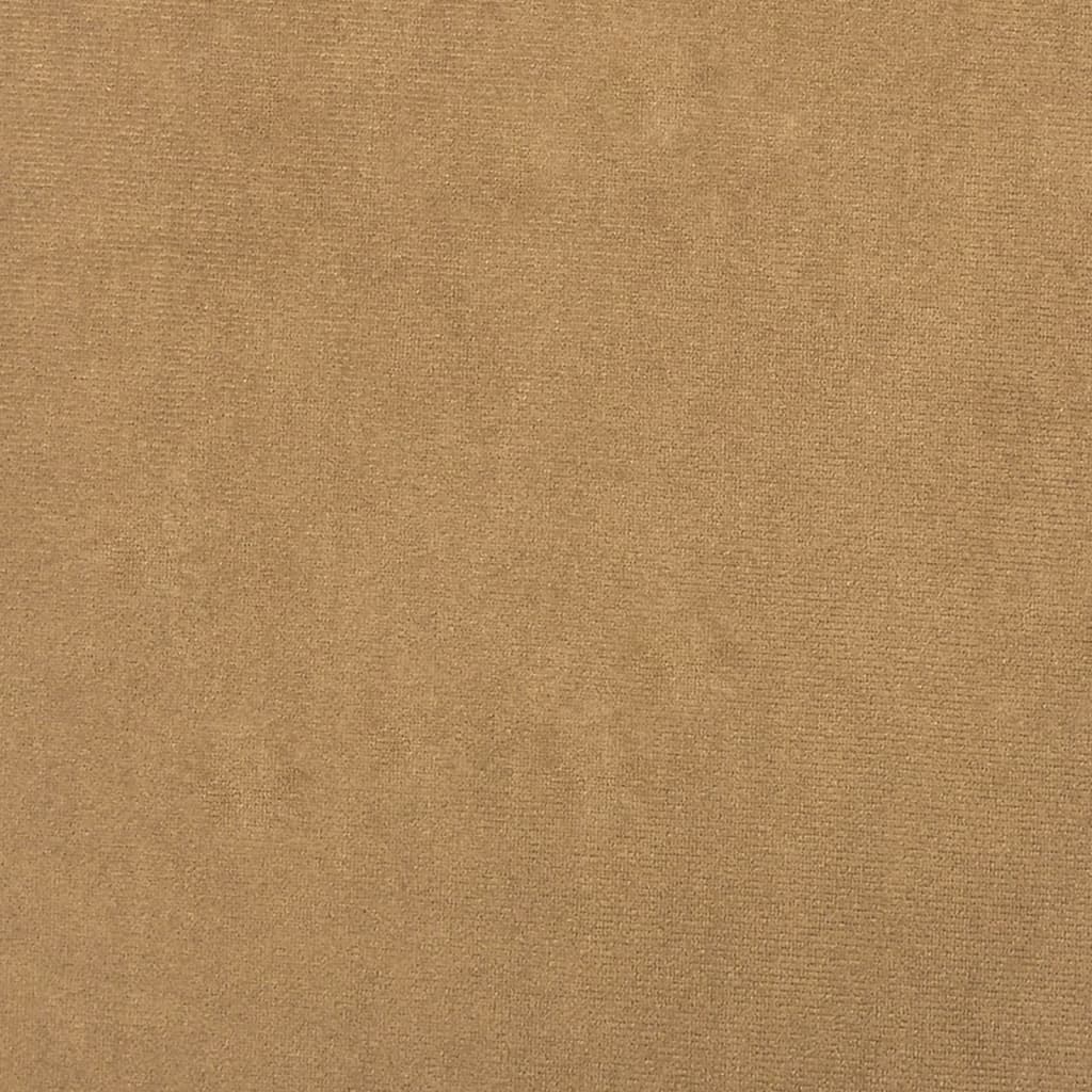 vidaXL Repose-pied Marron 60x50x41 cm Velours