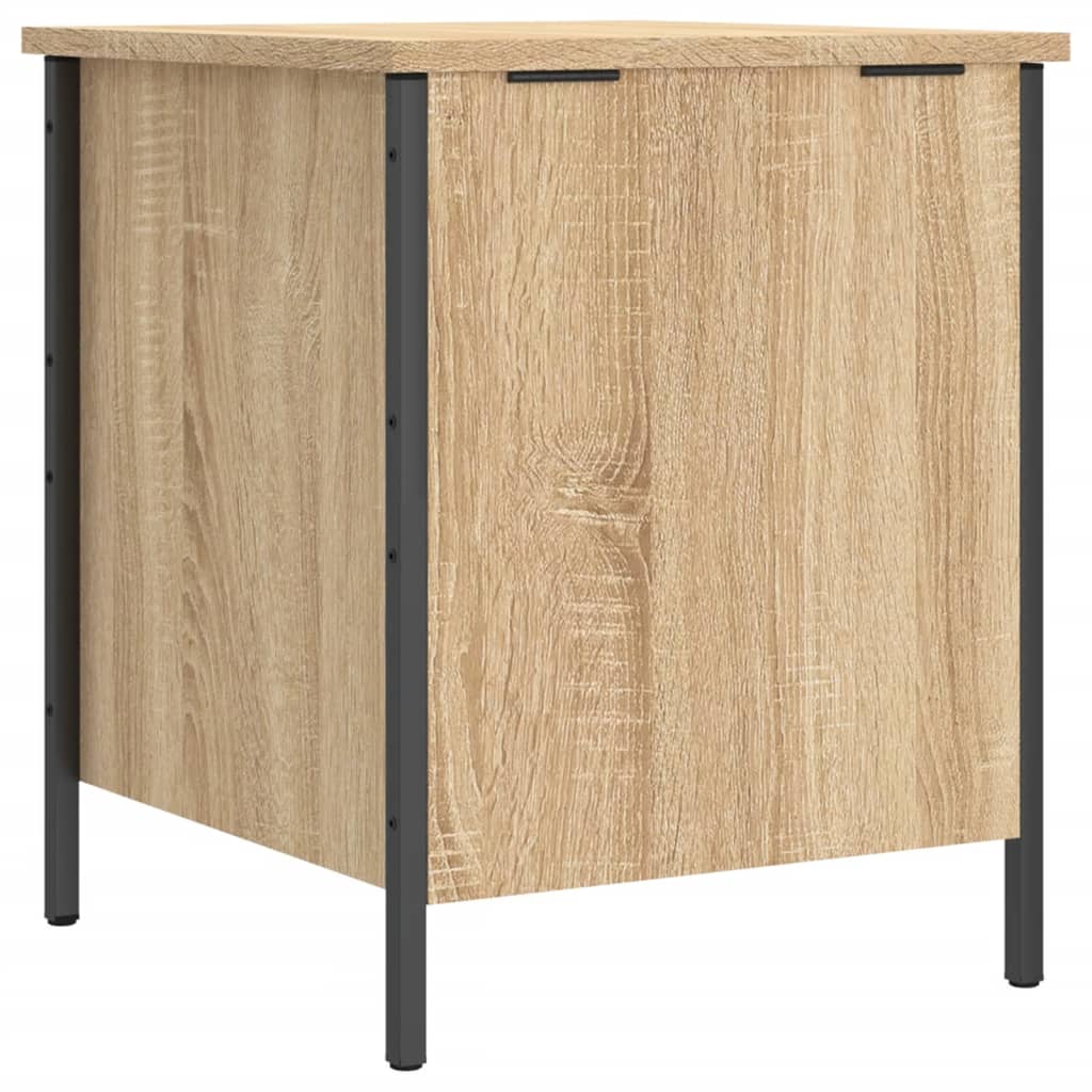 vidaXL Banc de rangement chêne sonoma 40x42,5x50 cm bois d'ingénierie