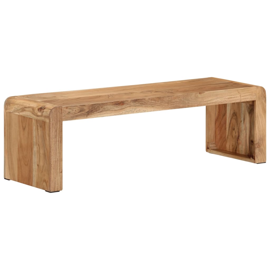 vidaXL Meuble TV 110x33x33 cm bois d'acacia massif