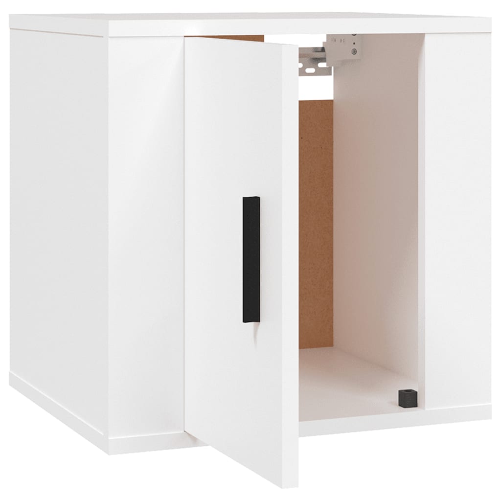 vidaXL Meubles TV muraux 2 pcs Blanc 40x34,5x40 cm