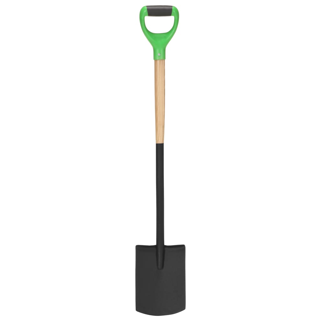 vidaXL Bêche à creuser de jardin avec poignée en D Acier et bois dur