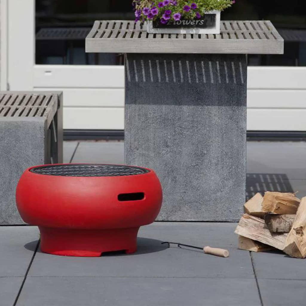 BBGRILL Barbecue portatif Rouge BBQ TUB-R