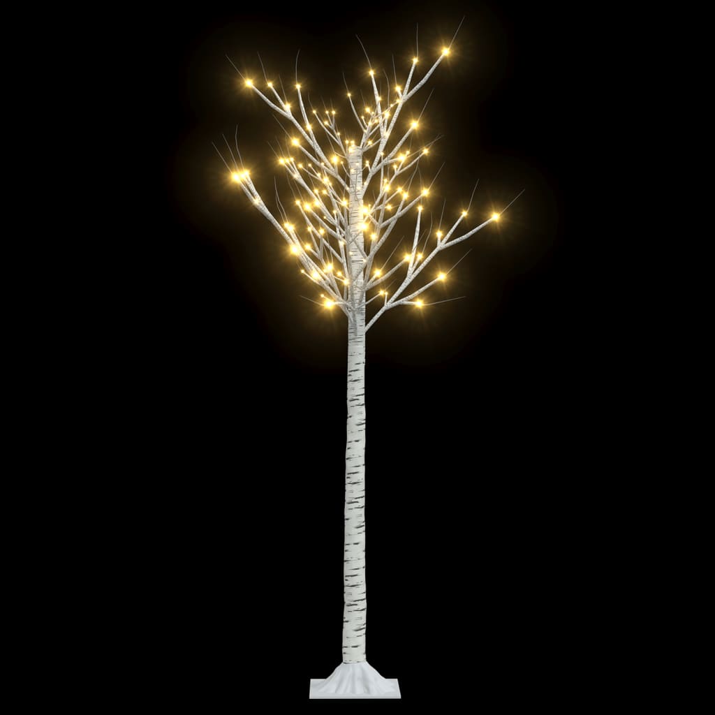 vidaXL Sapin de Noël 140 LED blanc chaud Saule 1,5 m Int/Ext