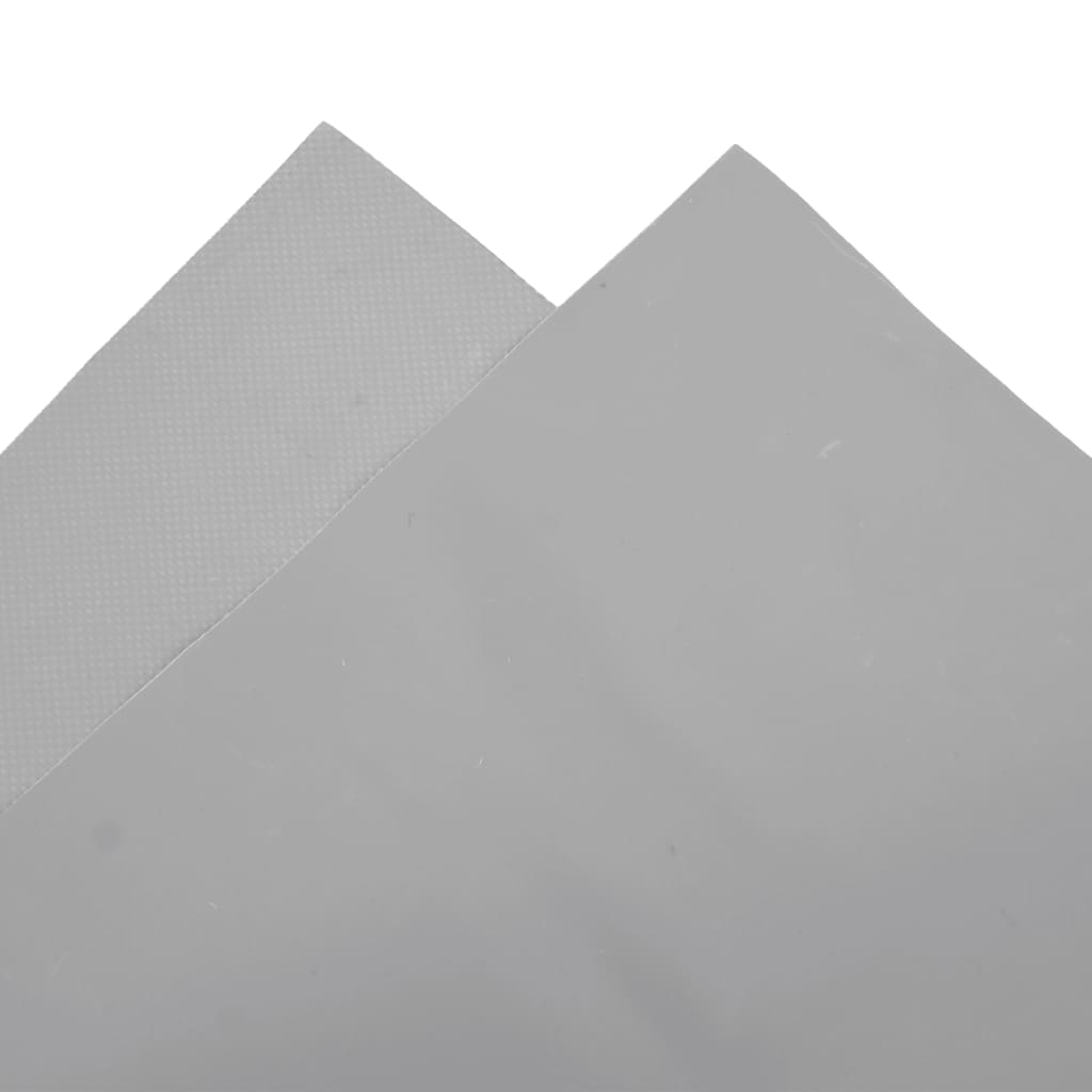 vidaXL Bâche gris 1,5x20 m 650 g/m²