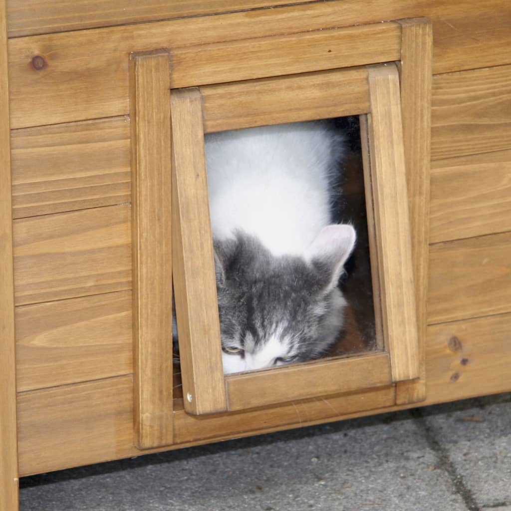 Kerbl Maison de chat Lodge 77x50x73 cm