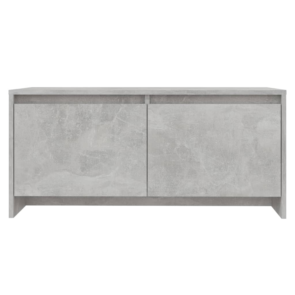 vidaXL Table basse gris béton 90x50x41,5 cm bois d'ingénierie