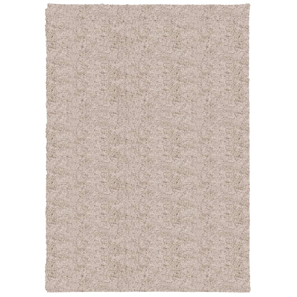 vidaXL Tapis shaggy PAMPLONA poils longs moderne beige 120x170 cm