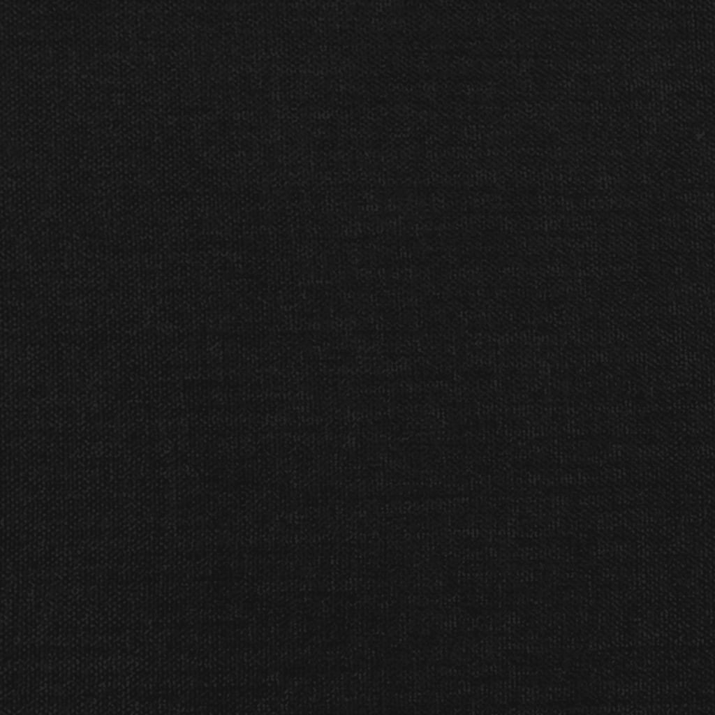 vidaXL Têtes de lit 2 pcs Noir 100x5x78/88 cm Tissu