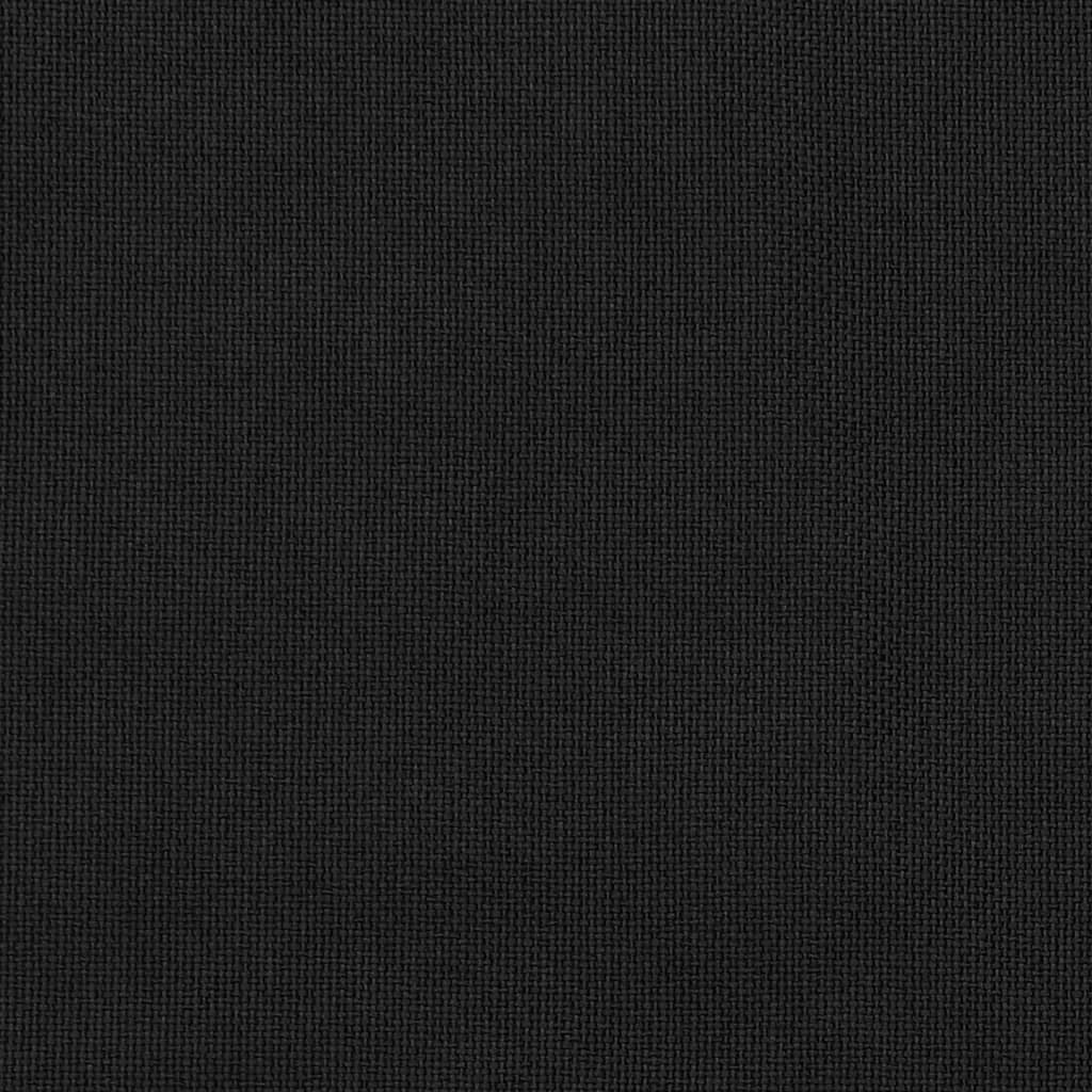 vidaXL Rideaux occultants Aspect lin avec œillets 2 pcs Noir 140x225cm