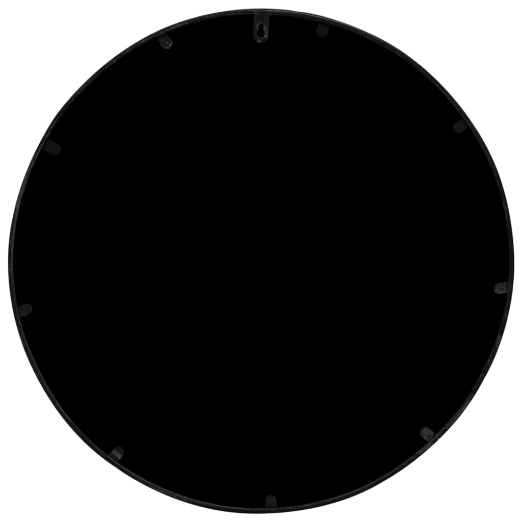 vidaXL Miroir Noir 60x3 cm Fer pour utilisation à l'intérieur