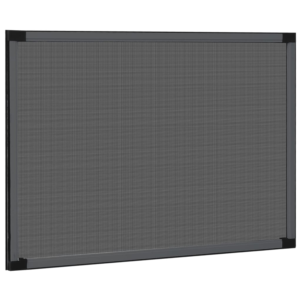 vidaXL Moustiquaire extensible pour fenêtres Anthracite (100-193)x75cm